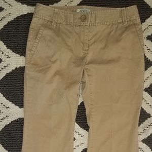 Light tan casual pants. Ann Taylor LOFT.